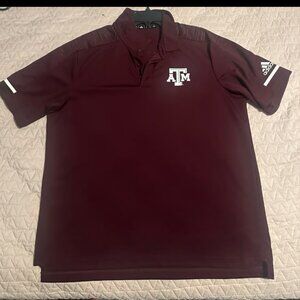 Adidas Texas A&M Polo Shirt Size XL
